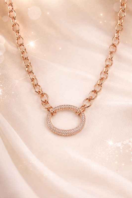 Rose gold neck lace